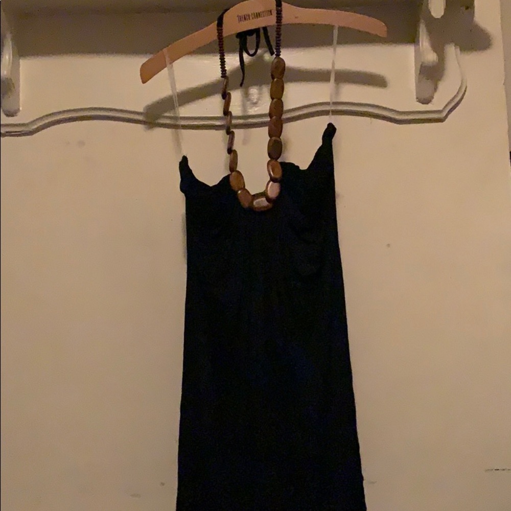 Beaded halter dress